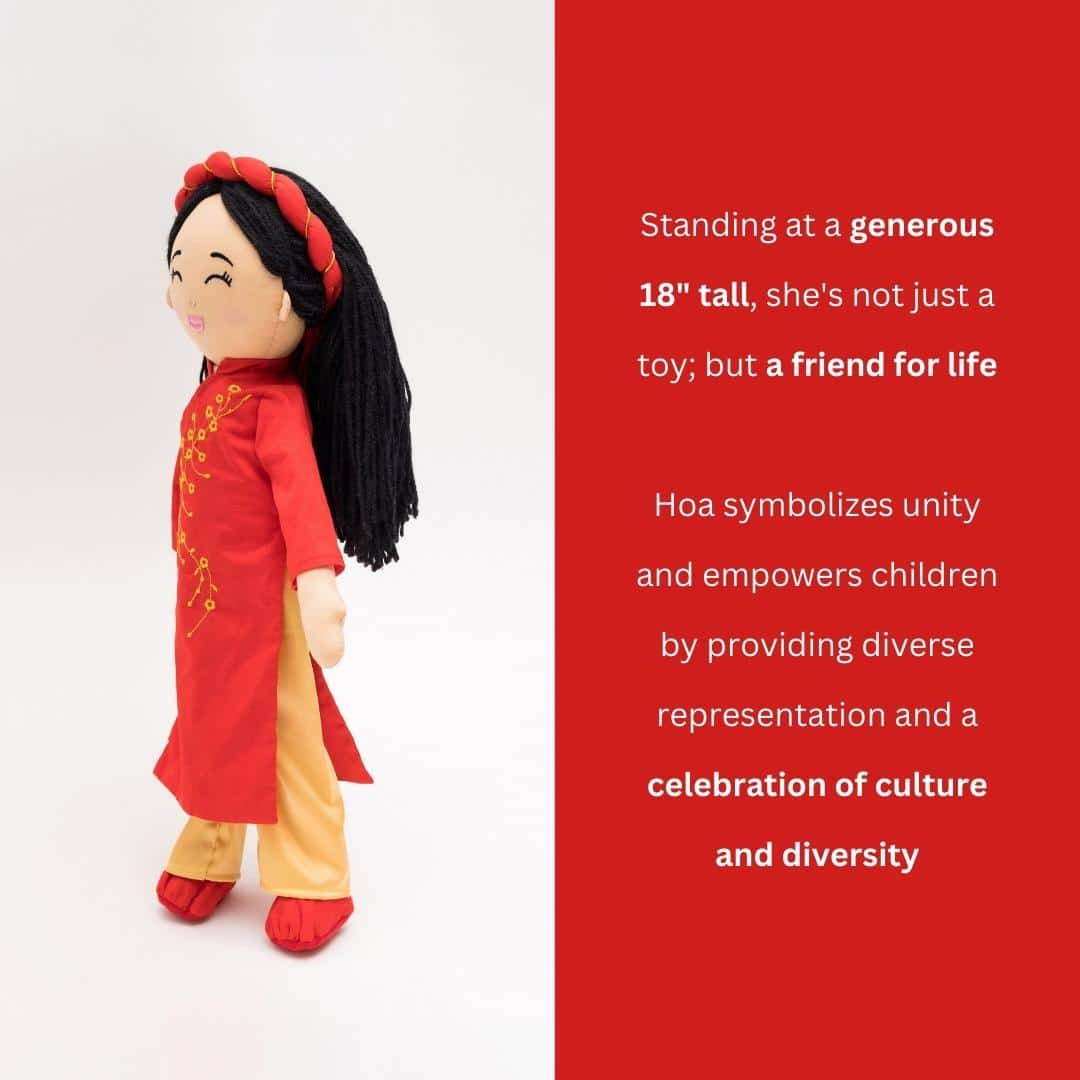 Hoa Vietnamese Cultural Doll