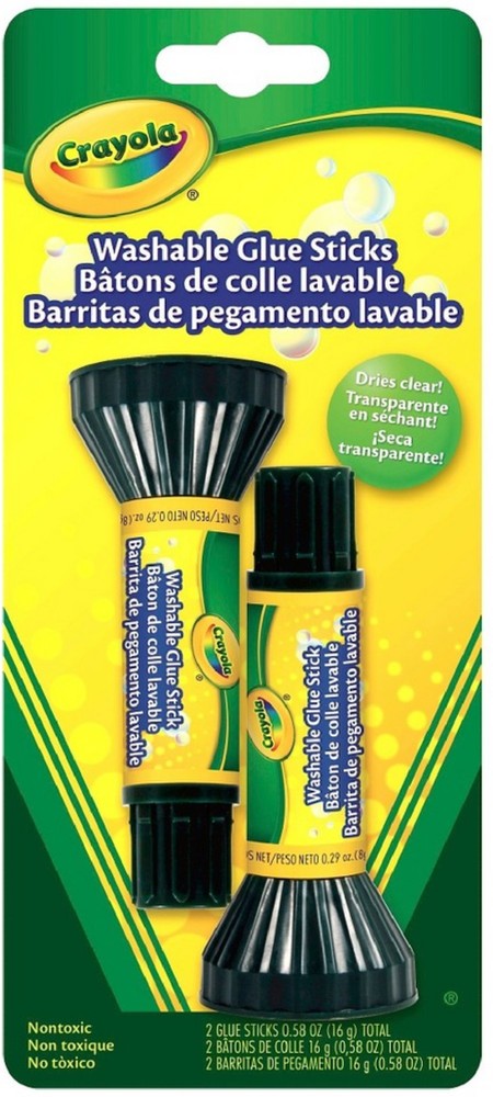 Washable Glue Sticks, 2pk