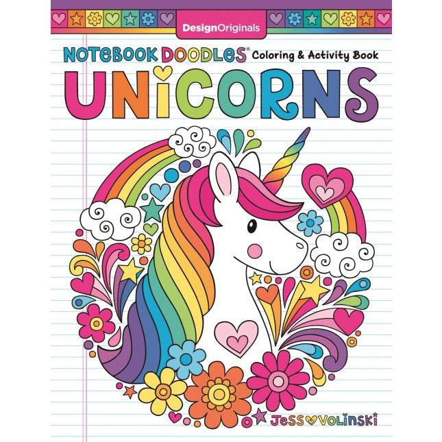 Notebook Doodles Unicorns