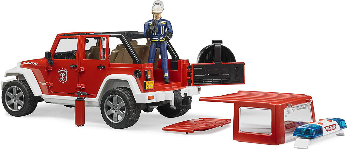 Jeep Rubicon Fire Department w/ Fireman