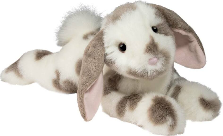 Ramsey Gray Spotted Bunny 18"