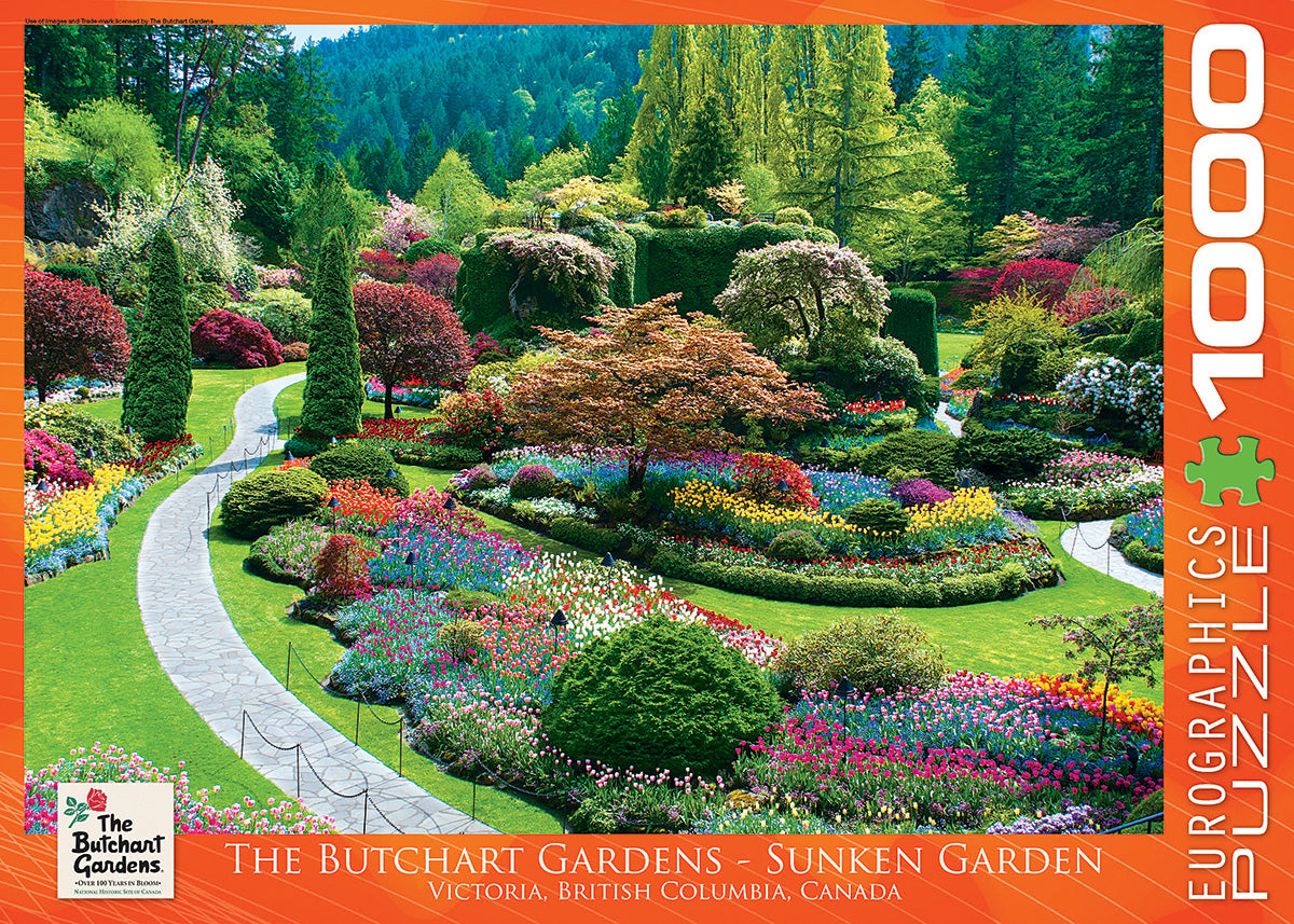 Butchart Gardens Sunken Garden 1000pc
