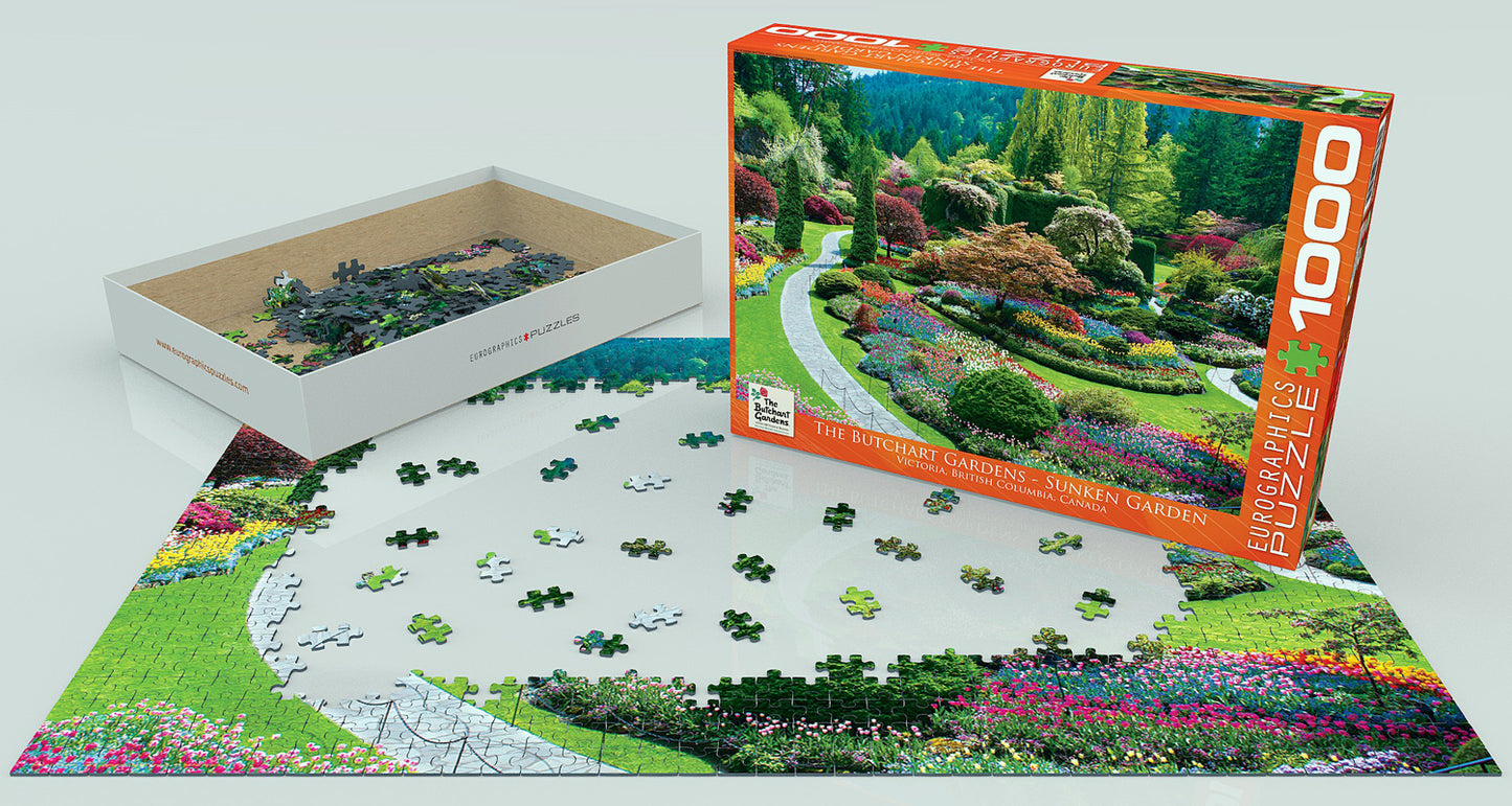 Butchart Gardens Sunken Garden 1000pc