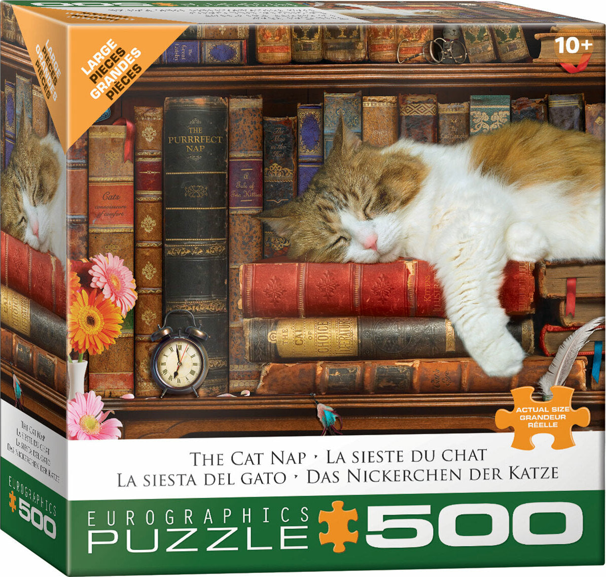 500 pc - Large Puzzle Pieces - The Cat Nap