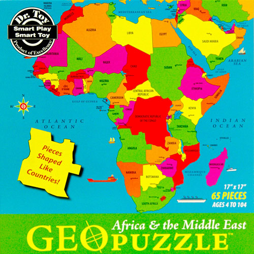 GeoPuzzle Africa & Middle East – Cheeky Monkey Toys
