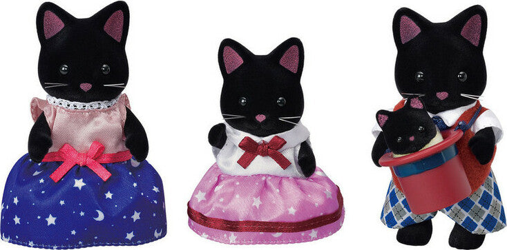 Midnight Cat Family Calico Critters