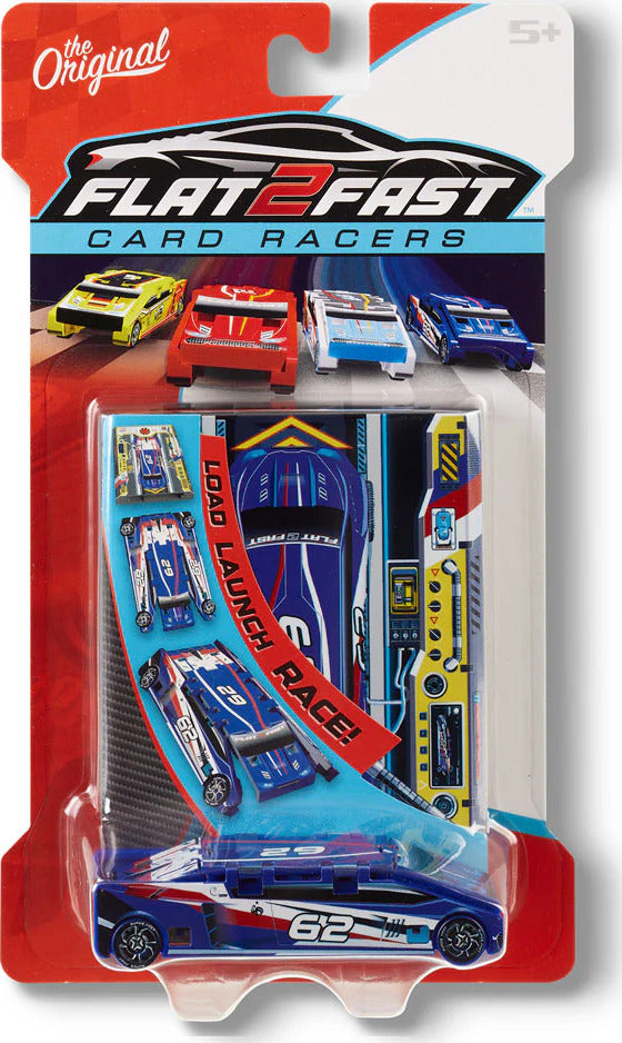 Flat 2 Fast Card Racers (Navy Blue)
