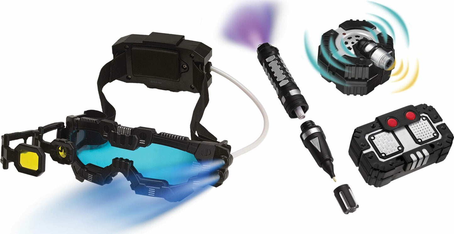Night ranger Set:
Night Mission Goggles/Micro Motion alarm/
Voice disguiser/Invisible ink Pen