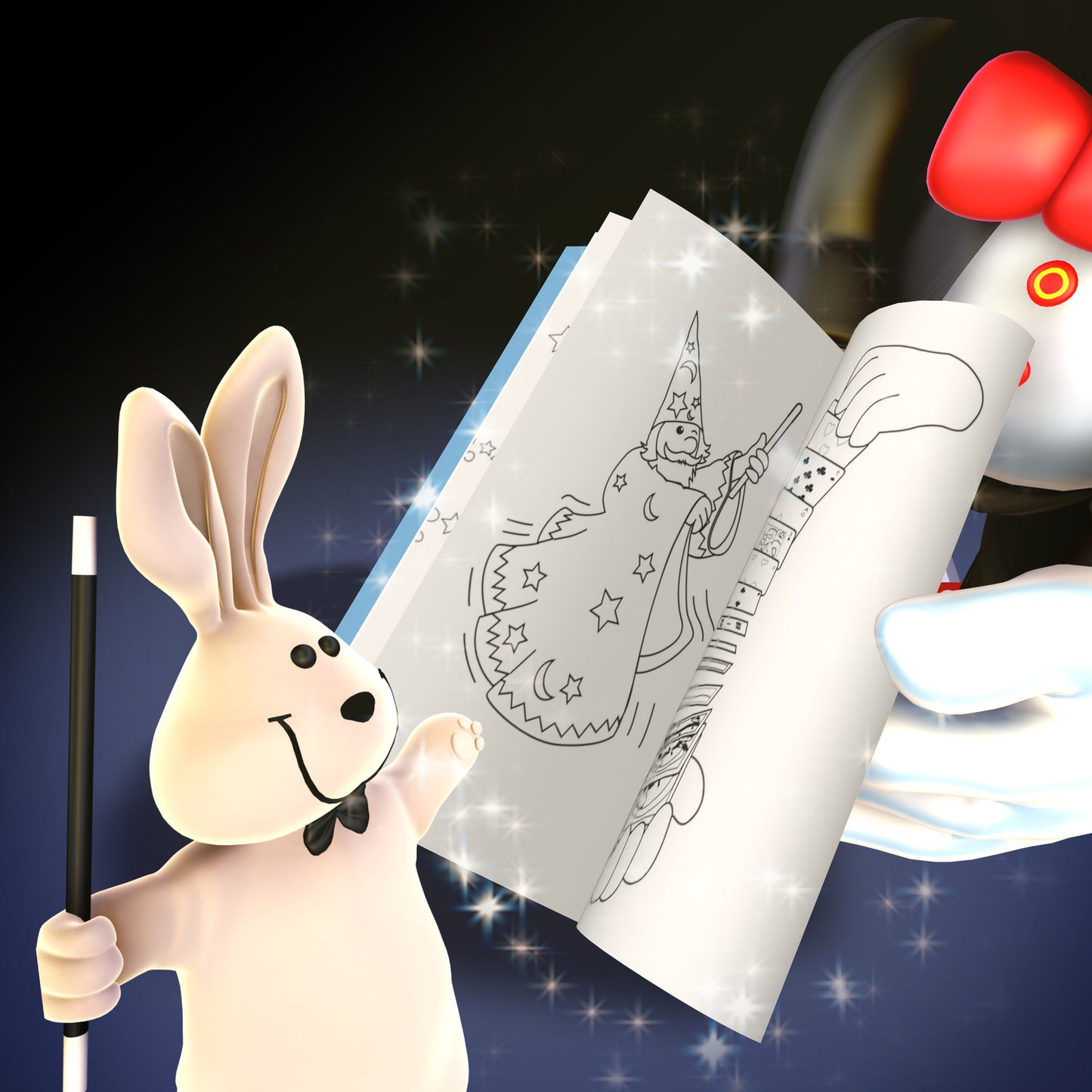 Marvin's Magic Rabbit and Deluxe Top Hat