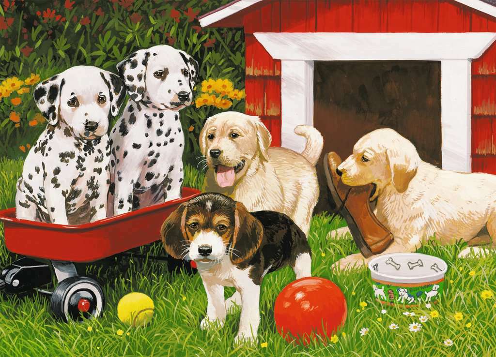 Puppy Party 60pc Puzzle