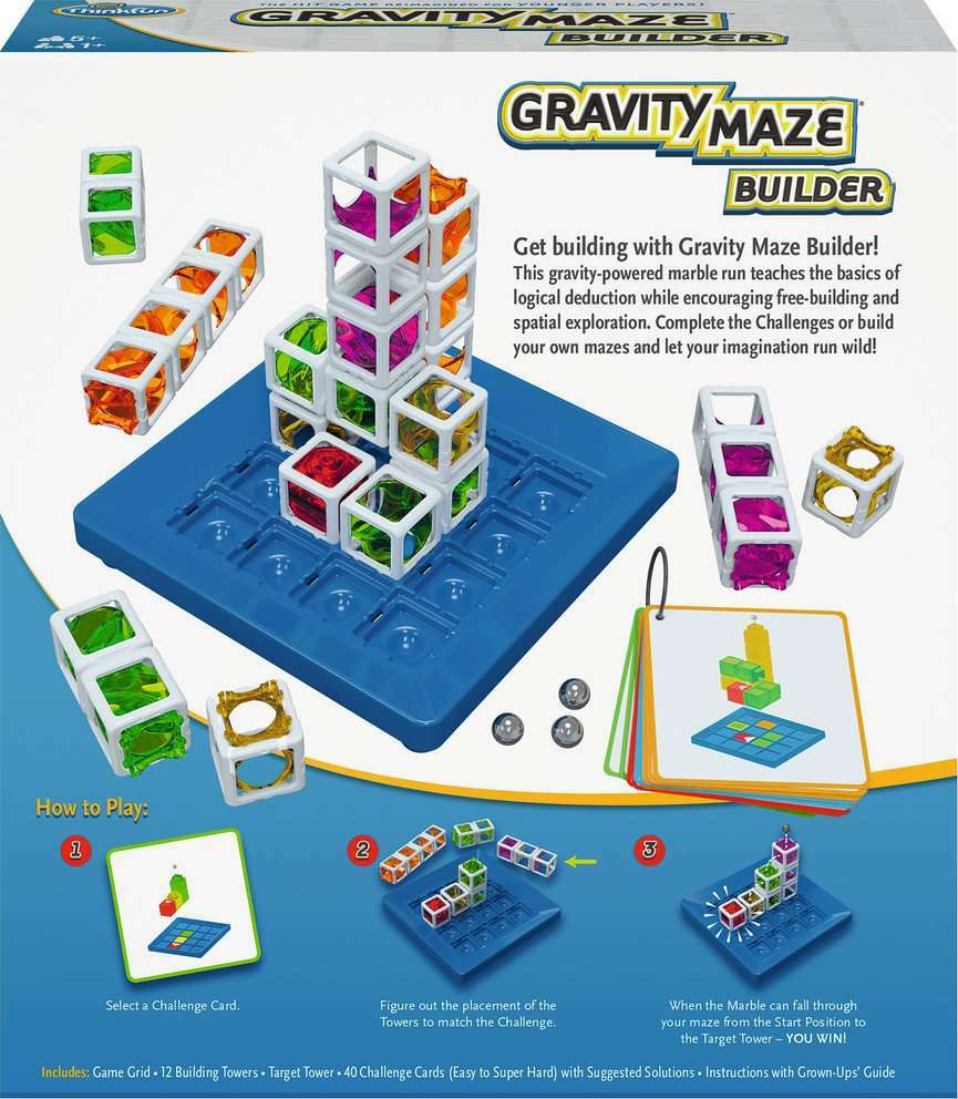 Gravity Maze Builder Game