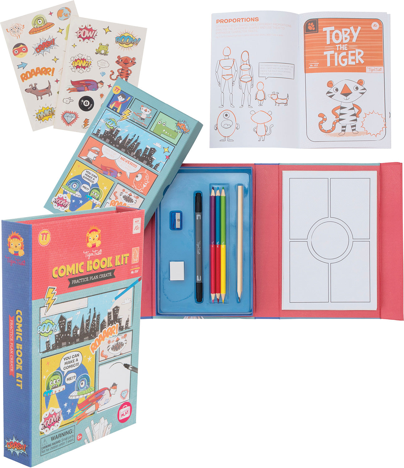 Comic Book Kit Tiger Tribe