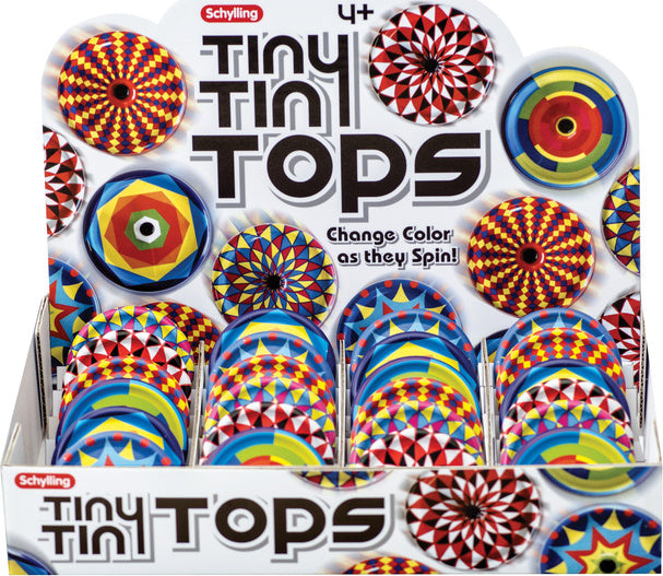 Tiny Tin Tops (Assorted Colors)