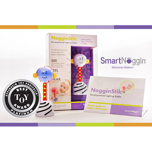 Nogginstik Developmental Light-up Rattle