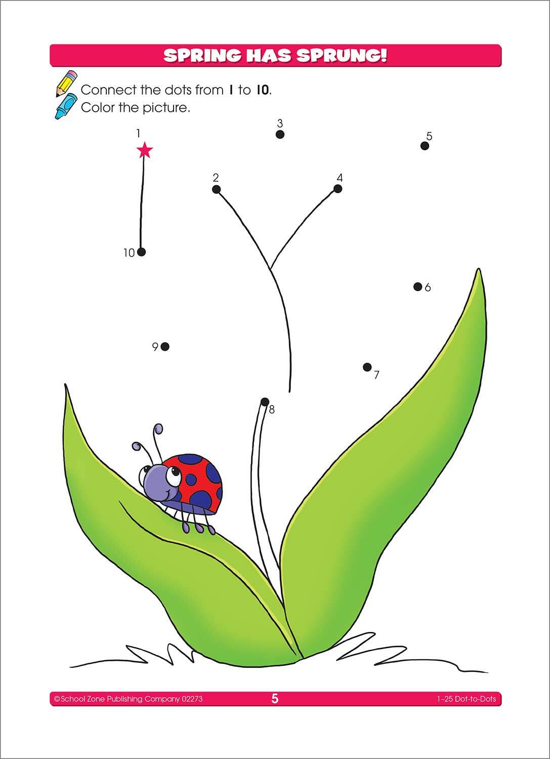 1-25 Dot-to-Dots Deluxe Edition Workbook