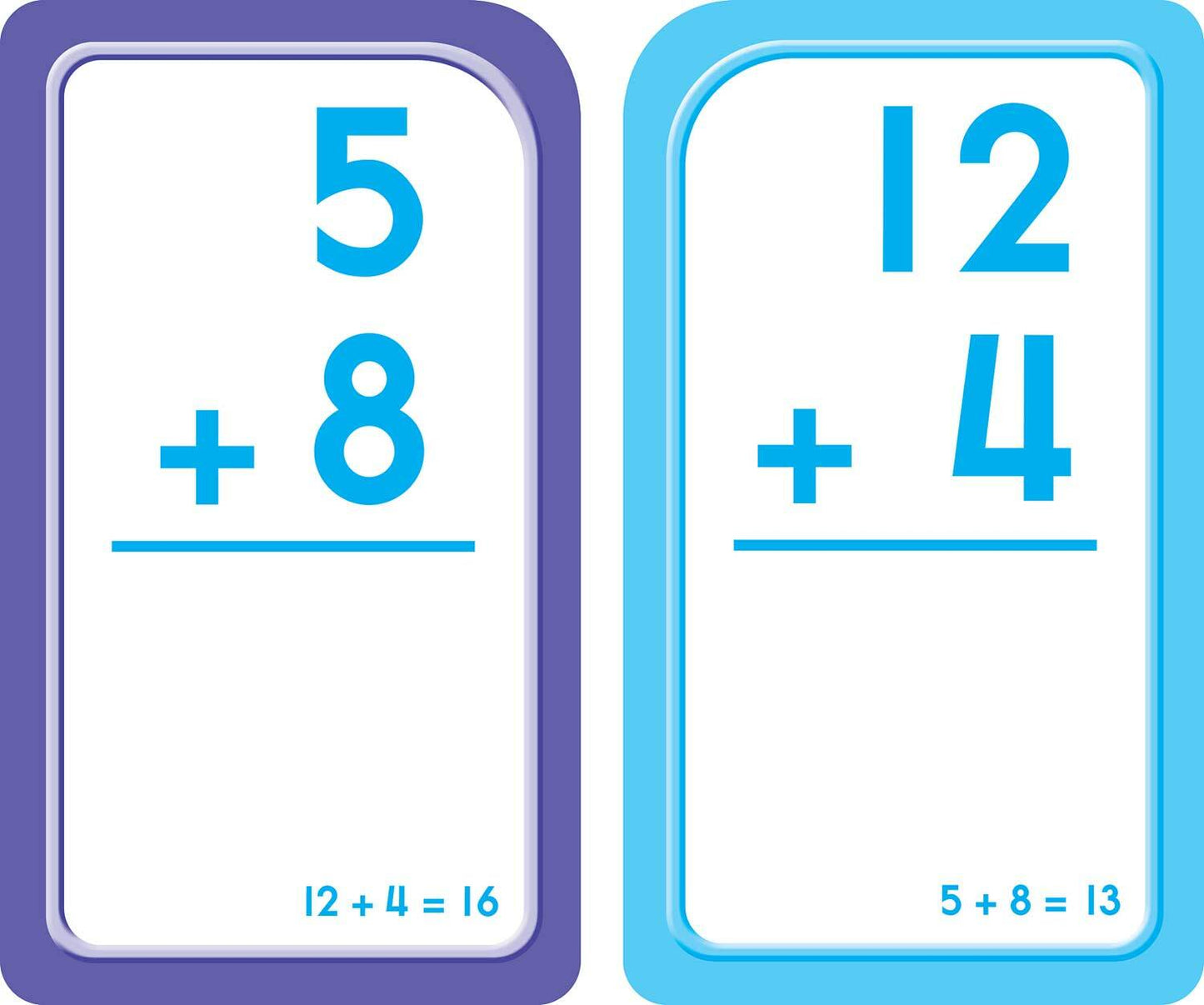 Addition 0-12 Flash Cards