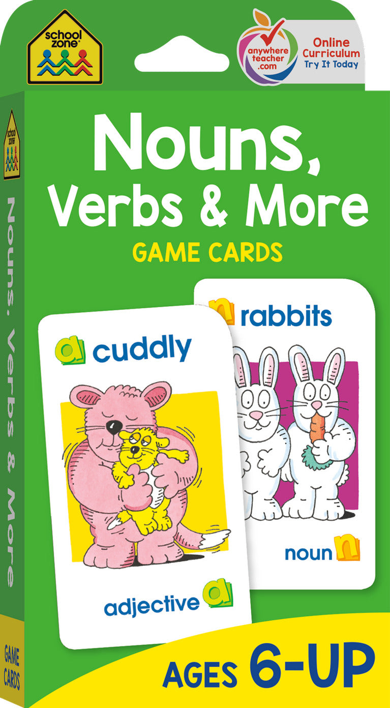 Nouns, Verbs & More Game Cards