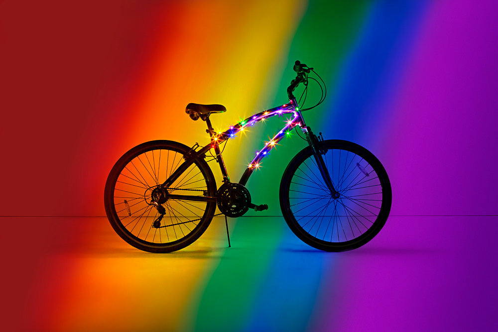 Cosmic Brightz - Rainbow Bike Lights