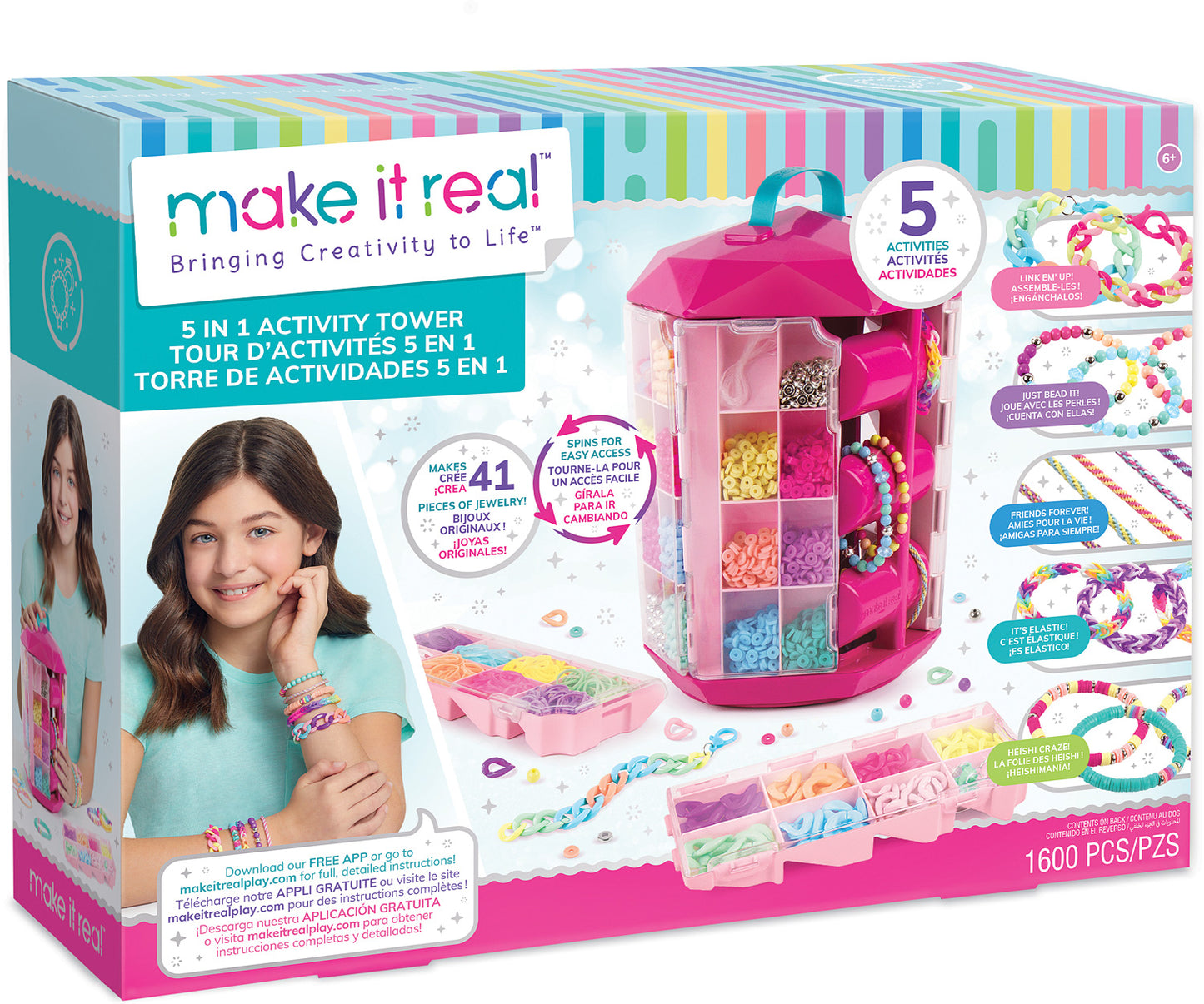 5 in 1 Activity Tower Bracelet Maker