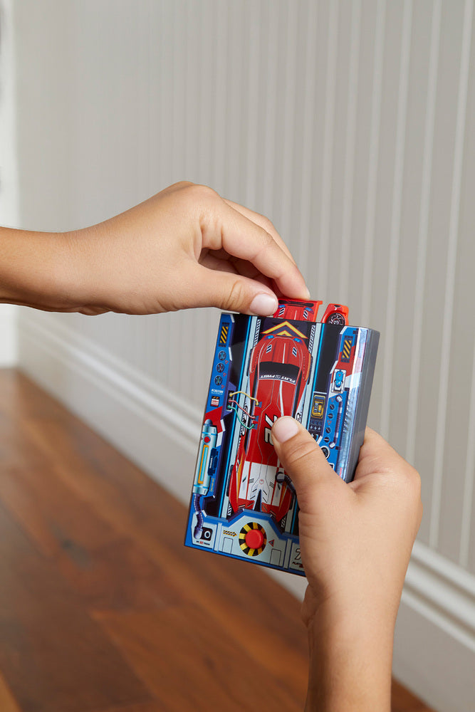 Flat 2 Fast Card Racers (Yellow)