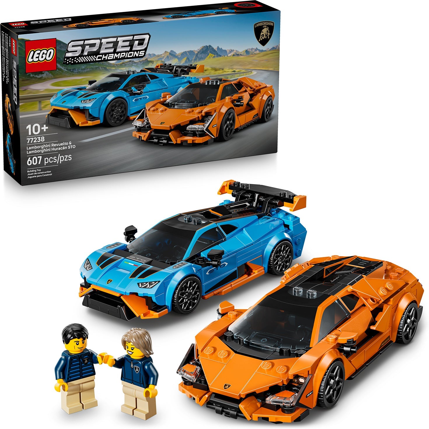 LEGO SPEED CHAMPIONS Lamborghini Revuelto & Lamborghini Huracán