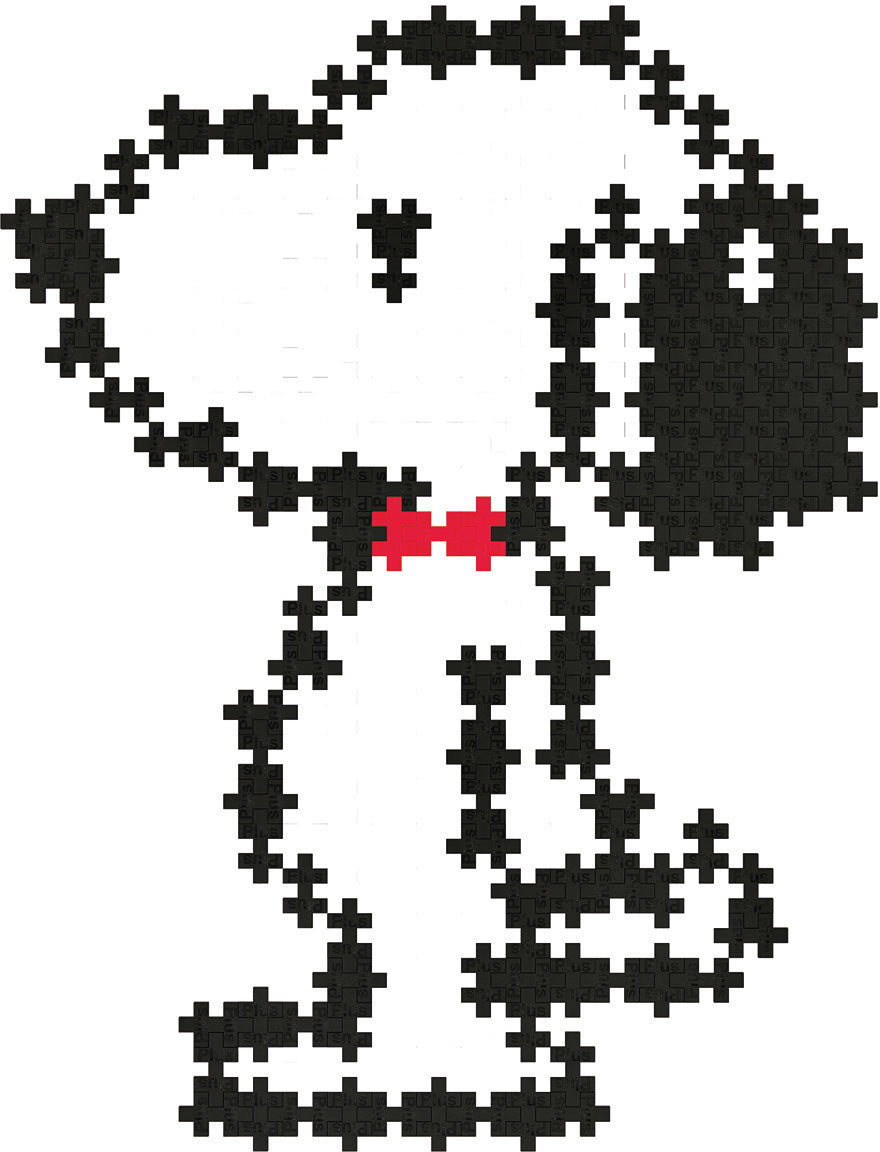 Plus-Plus Peanuts Puzzle By Number Tube