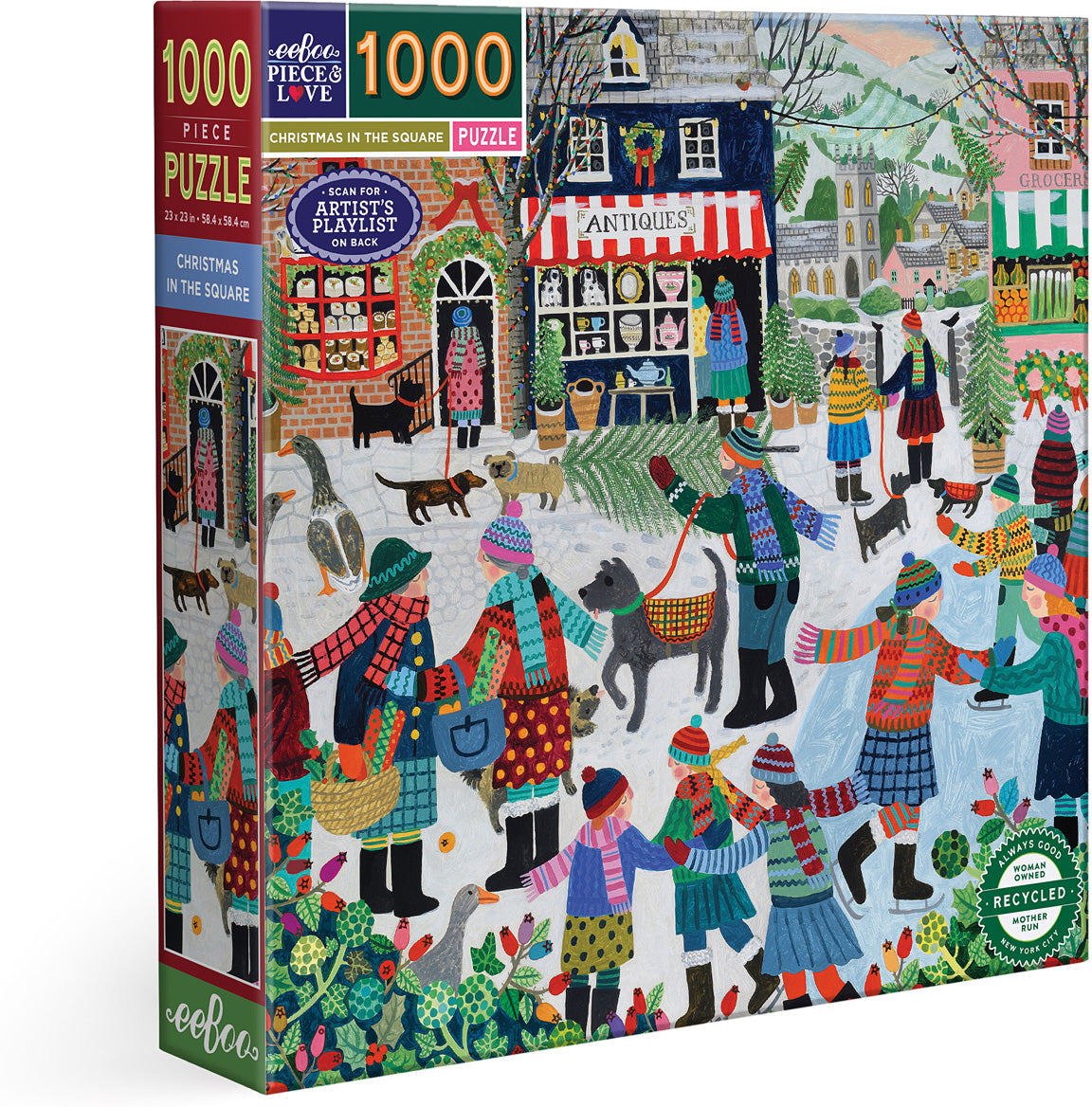 Christmas in the Square 1000 Piece Puzzle