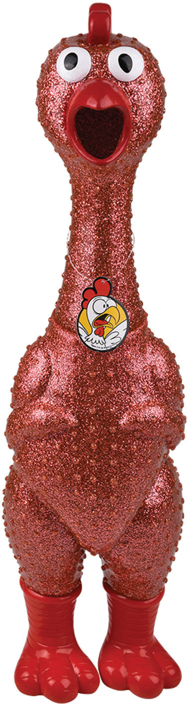 Giant Sparkle Rubber Chicken