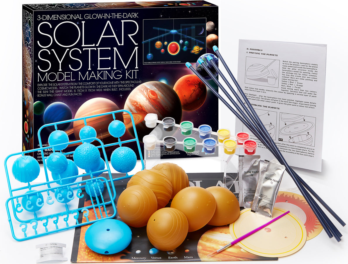 3D Glow Solar System Model Kit