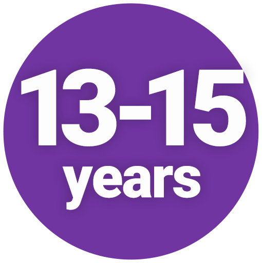 Age: Teens (13-15 yrs)