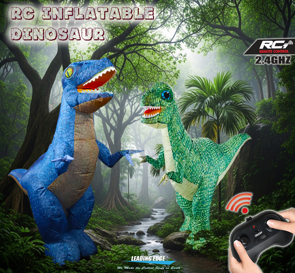 Inflatable Dinosaur RC Blue