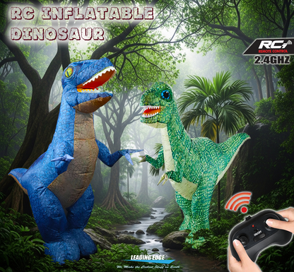 Inflatable Dinosaur RC Blue