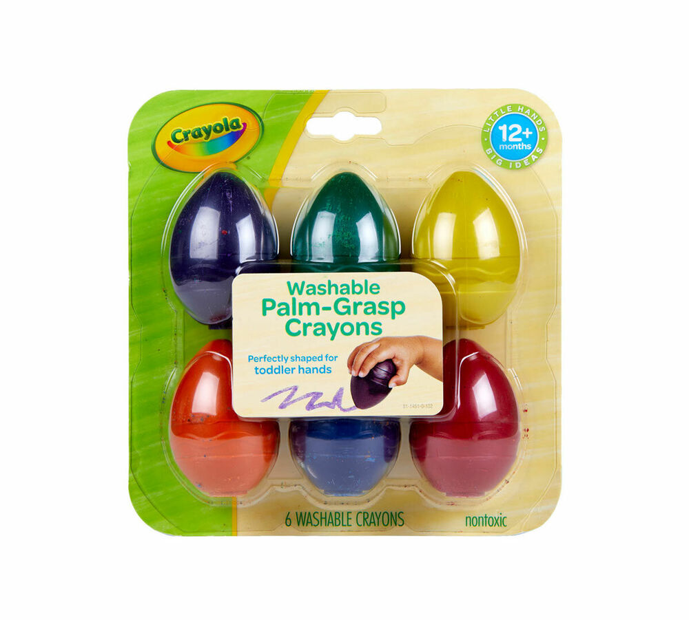 6 Ct. My First Crayola Washable Egg Crayons