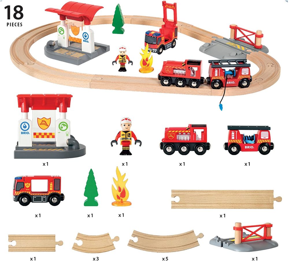 BRIO Rescue Firefighter Set