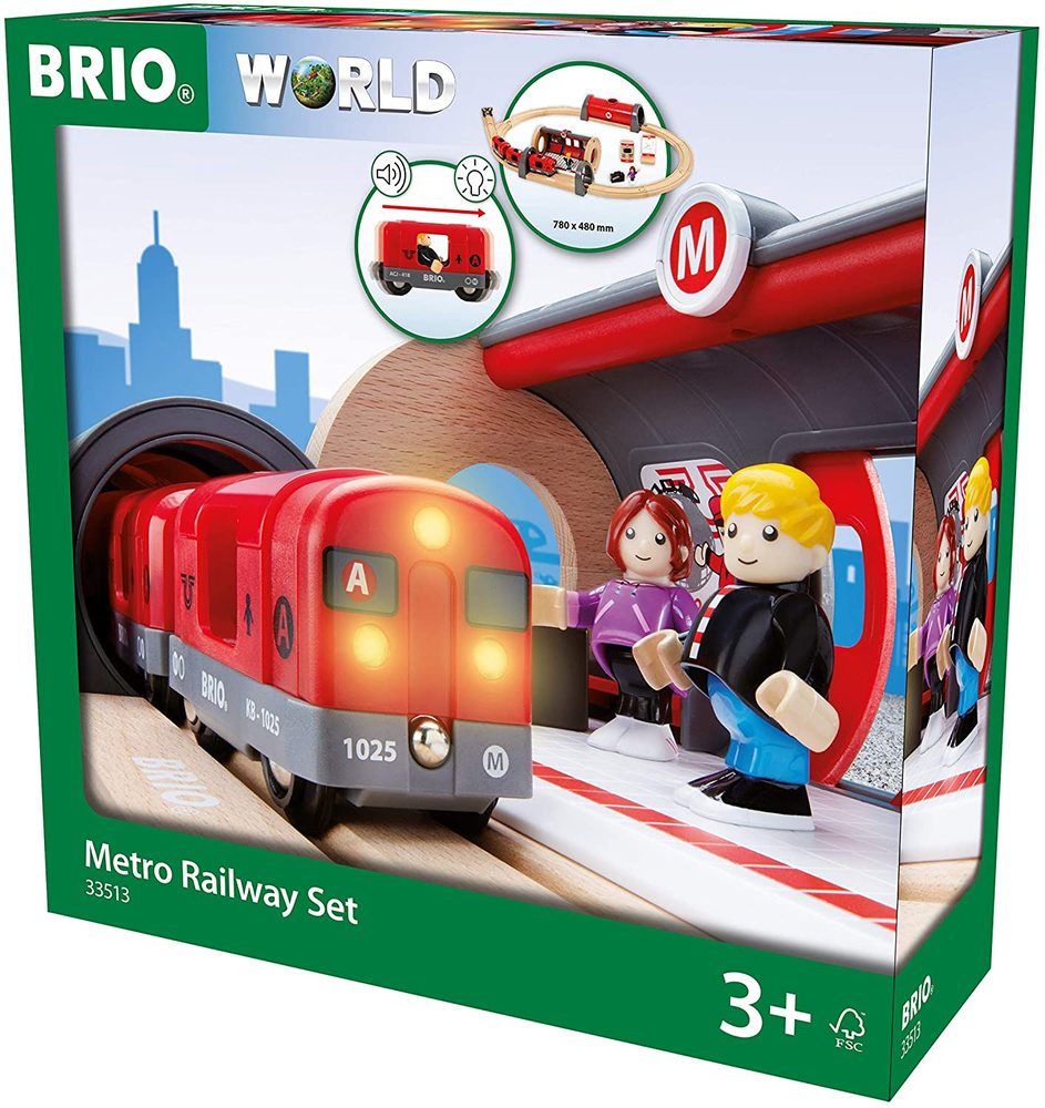 BRIO Metro Railway Set