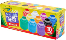 Crayola Washable Kids Paint, 10 Classic Colors
