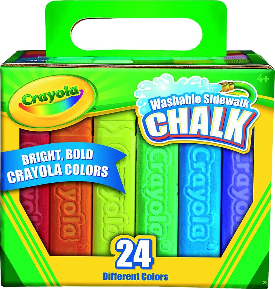 Washable Sidewalk Chalk, 24ct