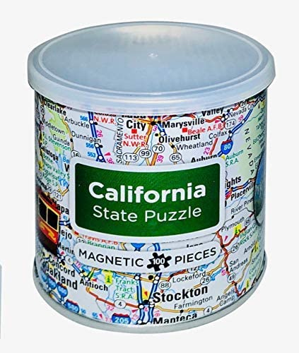 100pc Magnetic California Puzzle