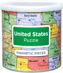 100pc Magnetic USA Puzzle