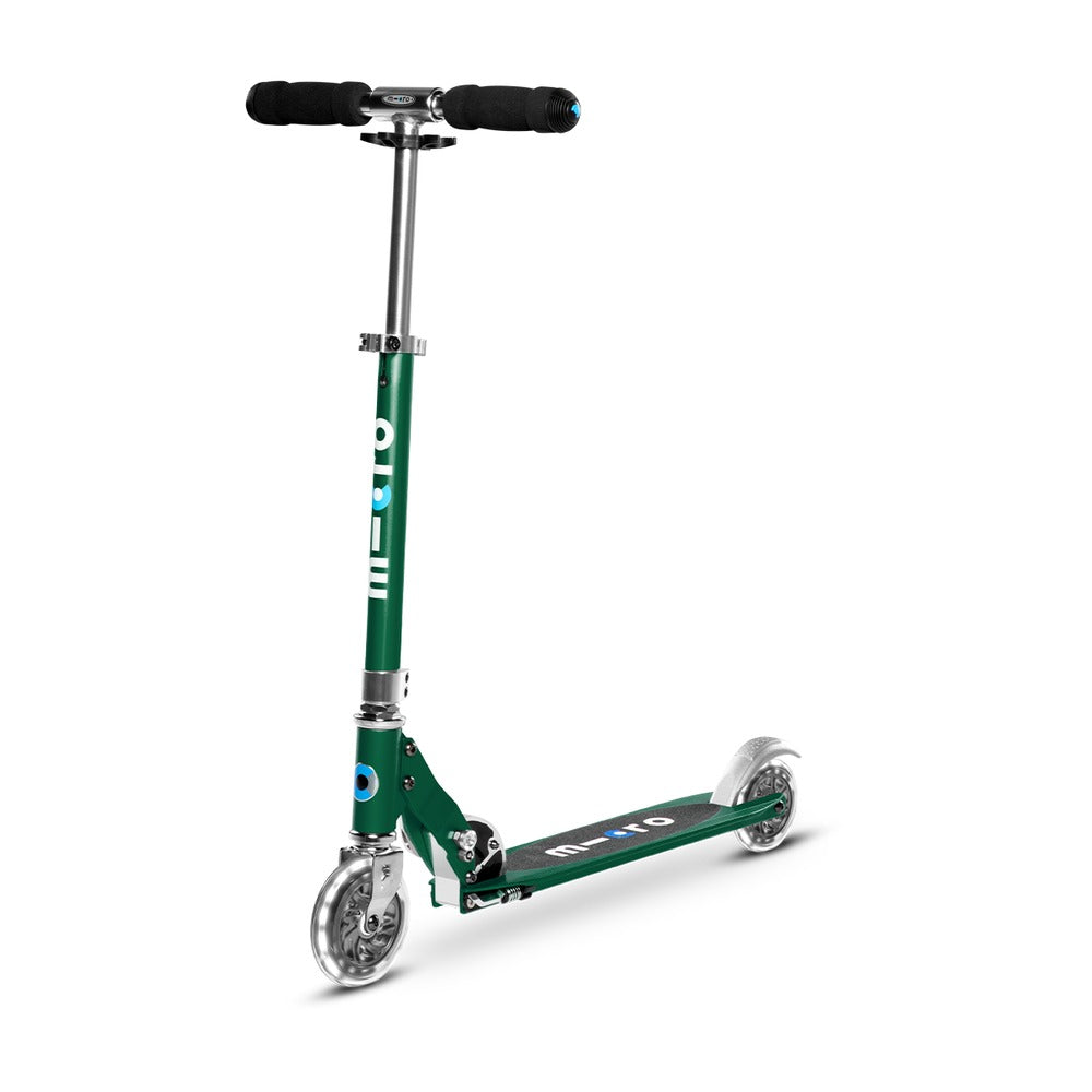 Sprite Forest Green LED 2 Wheel Scooter