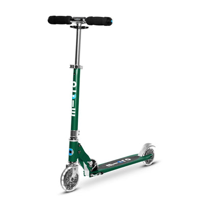 Sprite Forest Green LED 2 Wheel Scooter