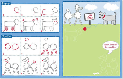 Learn How to Draw Animals Book