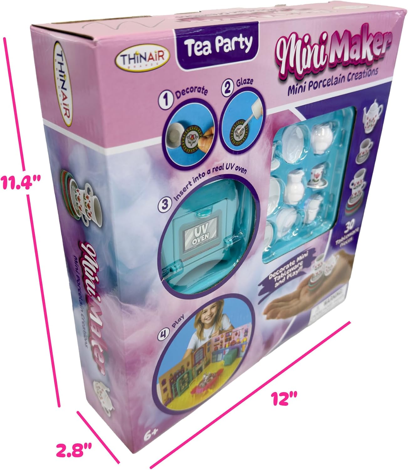 Tea Time Party Mini Maker - Paint Your Own Mini Ceramics