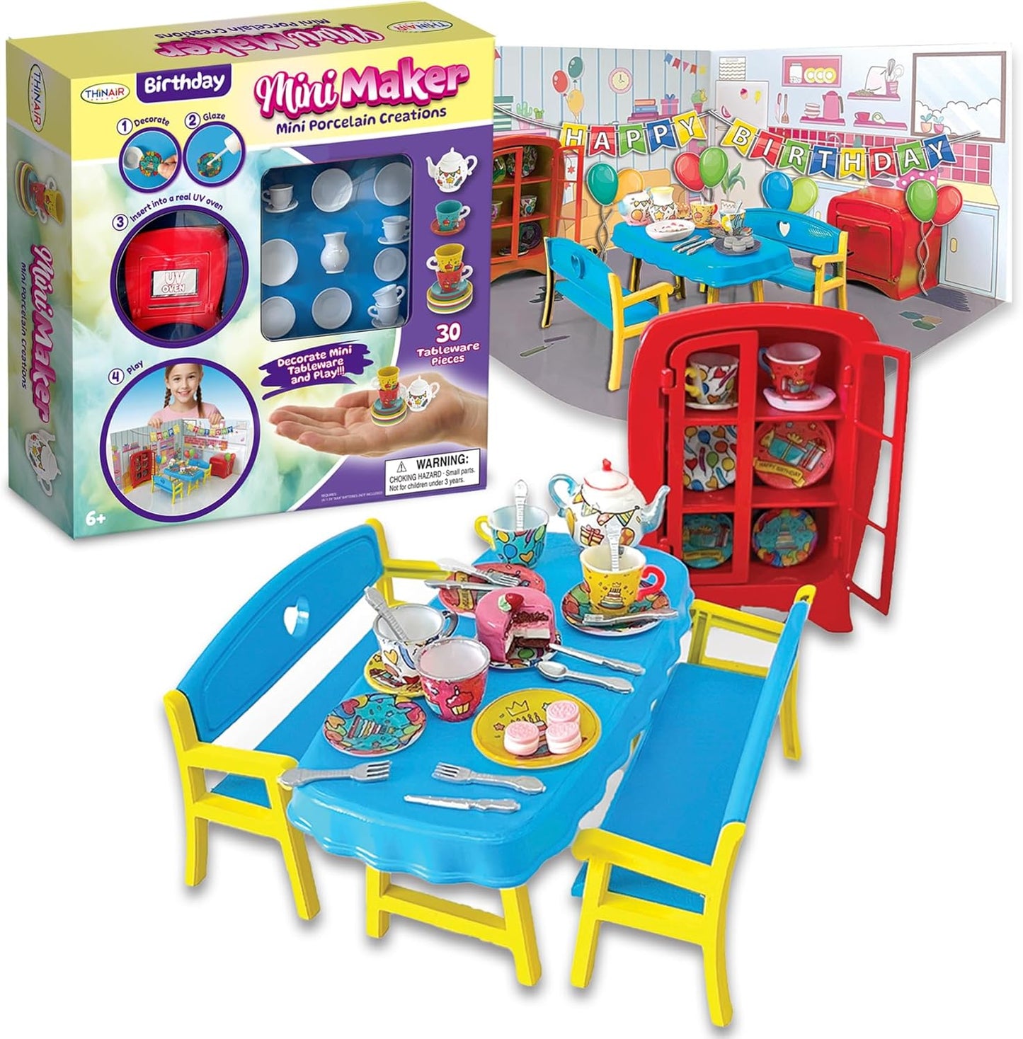 Birthday Party Mini Maker - Paint Your Own Mini Ceramics
