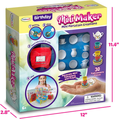 Birthday Party Mini Maker - Paint Your Own Mini Ceramics