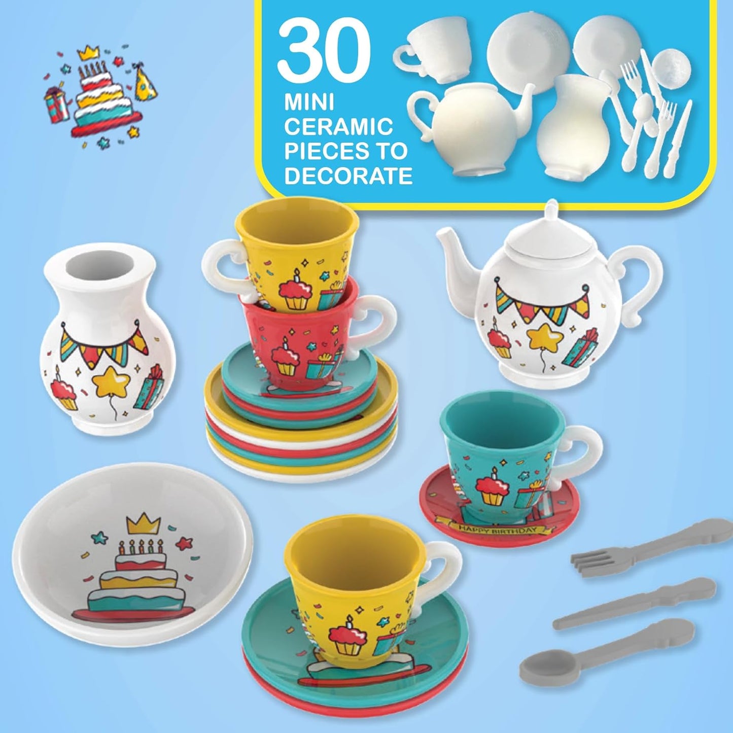 Birthday Party Mini Maker - Paint Your Own Mini Ceramics