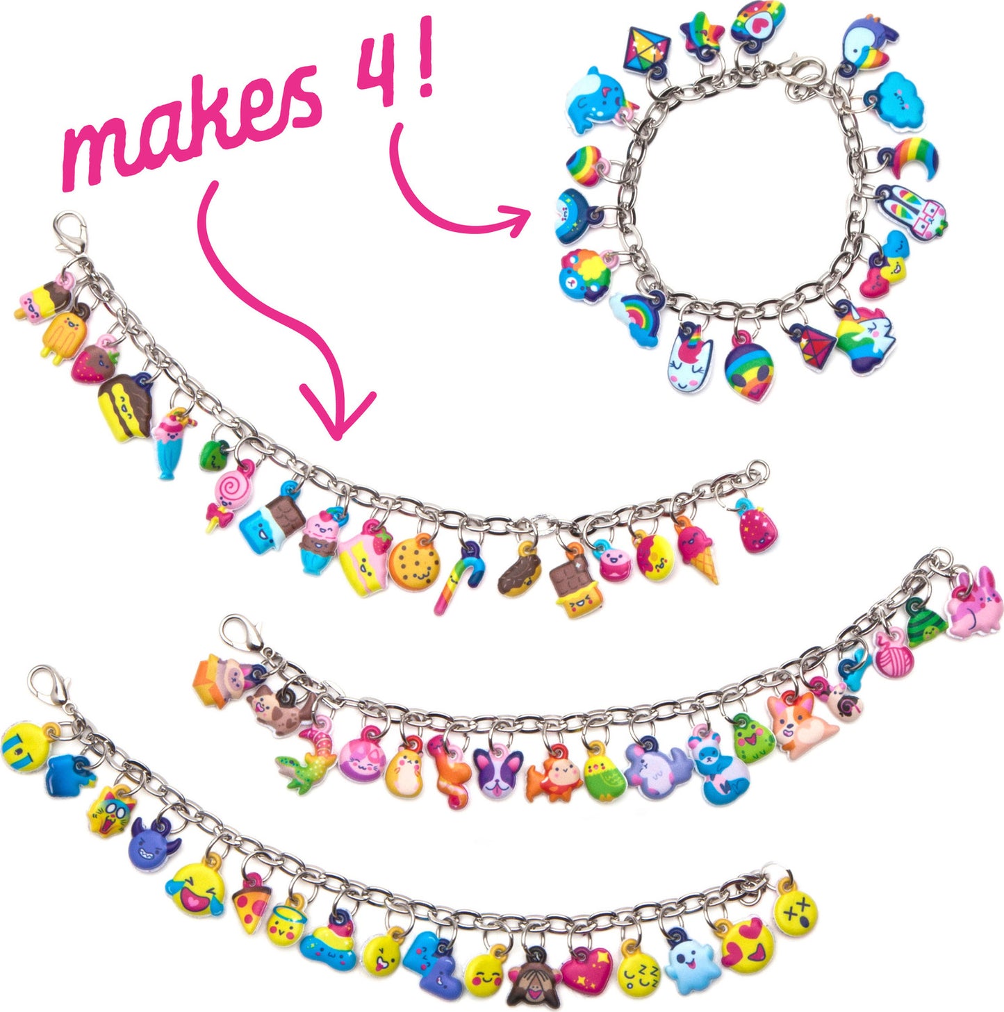 Puffy Charm Bracelets Kit