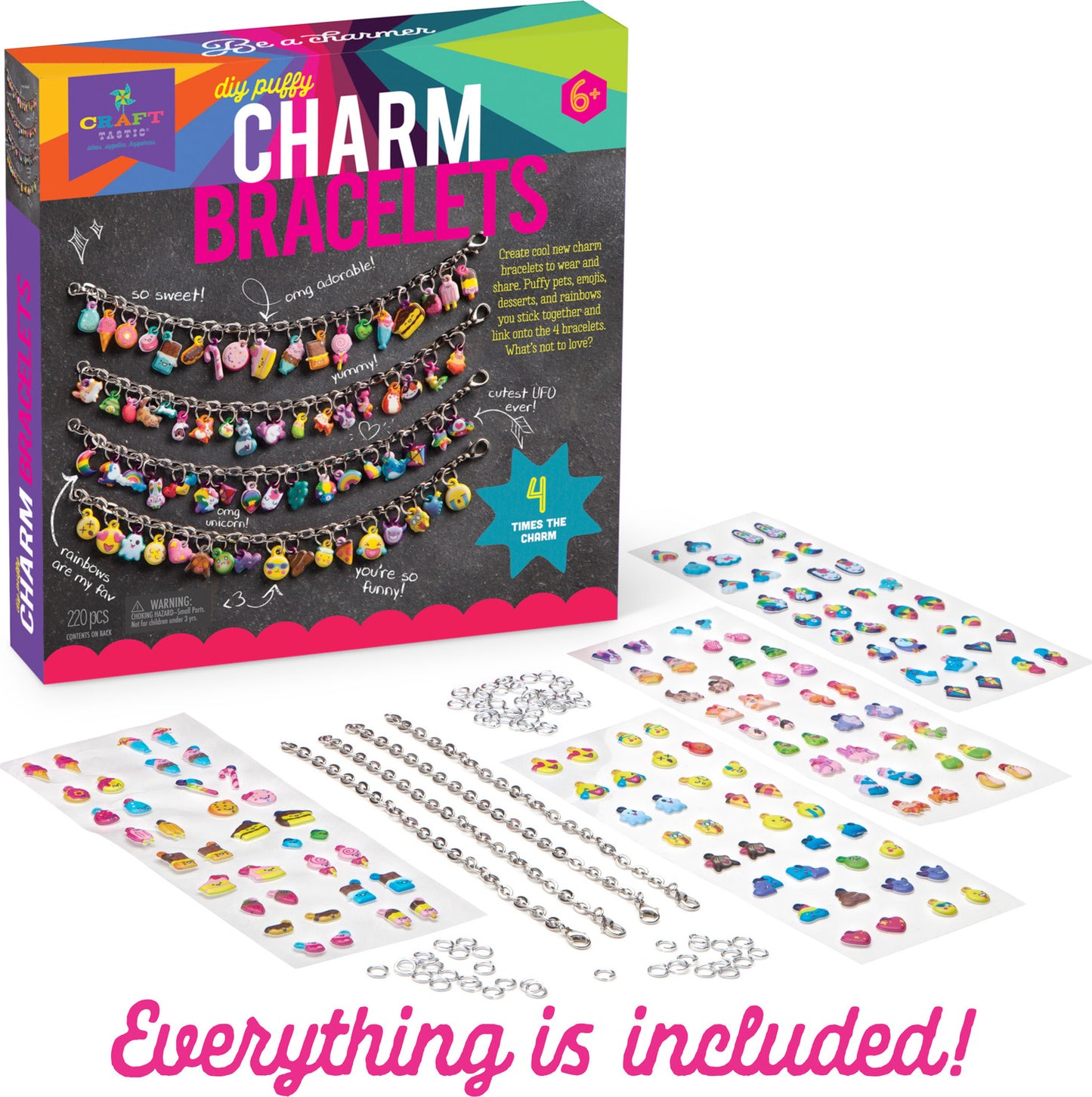 Puffy Charm Bracelets Kit