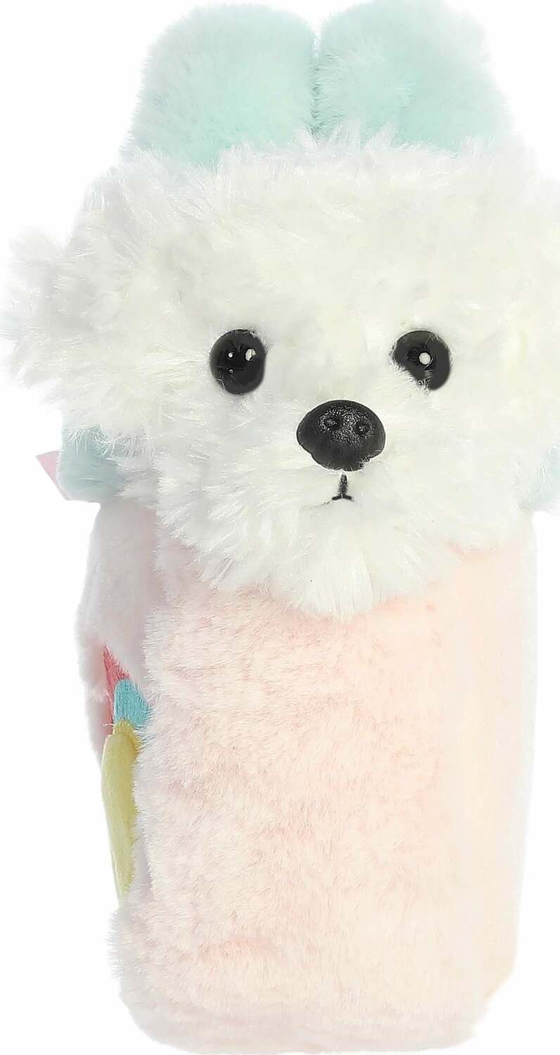 Fancy Pals - 7.5" Pastel Heart w/ Bichon Puppy