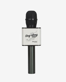 Sing-along PRO Black Karaoke Microphone & Bluetooth Speaker
